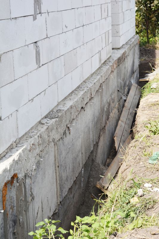 Foundation Wall Cutting detail